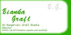 bianka grafl business card